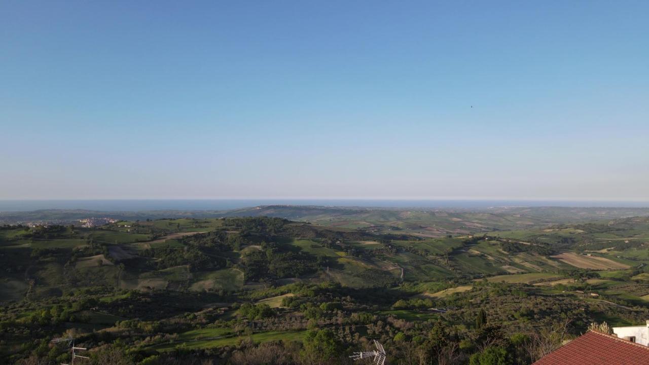 הוילה Tavenna Ancient Stone 'Casa Rosa'- Sea And Mountain View Tranquil Borgo מראה חיצוני תמונה