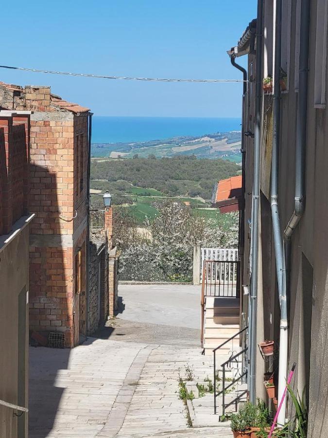 הוילה Tavenna Ancient Stone 'Casa Rosa'- Sea And Mountain View Tranquil Borgo מראה חיצוני תמונה
